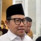 Menteri Koordinator Pemberdayaan Masyarakat sekaligus Ketua Umum PKB, Muhaimin Iskandar (Cak Imin), di Balai Kota DKI Jakarta, Selasa (26/8/2025). (Foto: Liputan6.com/Winda Nelfira)